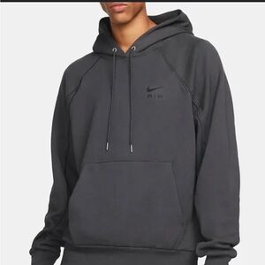 Nike Men's Charcoal Gray Hoodie